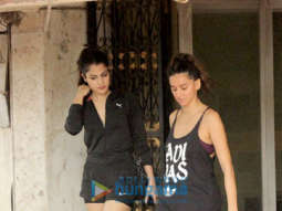 Rhea Chakraborty and Shibani Dandekar snapped at the gym