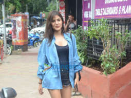 Rhea Chakraborty snapped at Bastian in Bandra