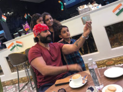 Saif Ali Khan interacts with the CISF forces in Indore