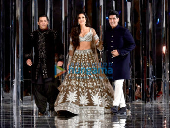 Salman Khan and Katrina Kaif walks the ramp for Manish Malhotra’s fashion show