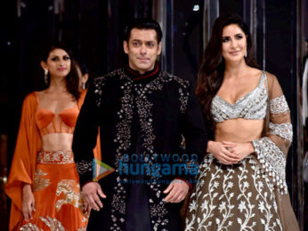 Salman Khan and Katrina Kaif walks the ramp for Manish Malhotra’s fashion show