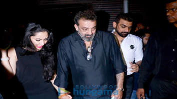 Sanjay Dutt and Manyata Dutt spotted at Estella, Juhu