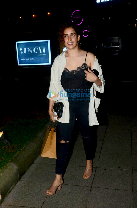 sanya malhotra fardeen khan and others snapped at yauatcha in bkc 2