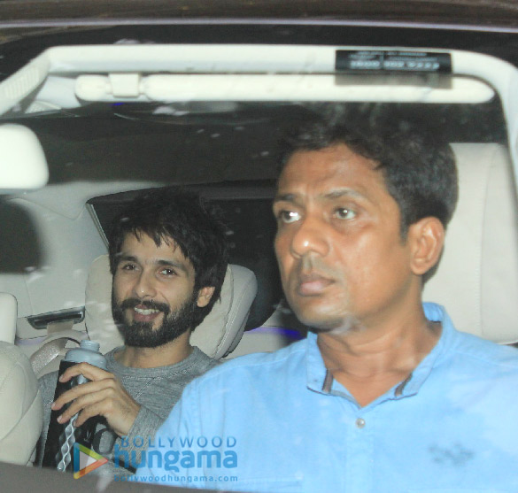 shahid kapoor spotted at sunny super sound 3