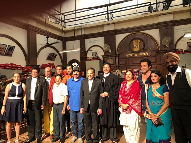 Shatrughan Sinha shoots with Dharmendra, Sunny Deol and Bobby Deol for Yamla Pagla Deewana Phir Se