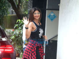 Shilpa Shetty spotted outside a clinic in Bandra
