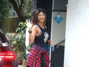 Shilpa Shetty spotted outside a clinic in Bandra