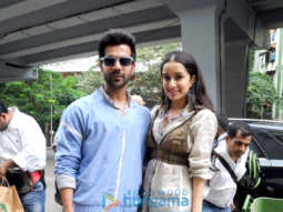 Shraddha Kapoor and Rajkummar Rao promote Stree at 98.3 FM Radio Mirchi’s office