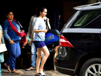 Shraddha Kapoor snapped after badminton practice in Khar