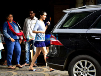 Shraddha Kapoor snapped after badminton practice in Khar
