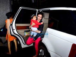 Soha Ali Khan snapped with daughter Inaaya Naumi Kemmu in Bandra