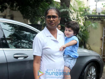 Soha Ali Khan visits Taimur Ali Khan's playschool with Inaaya Naumi