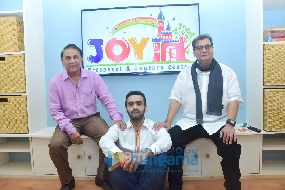sunil gavaskar and subhash ghai inaugurate a preschool 1