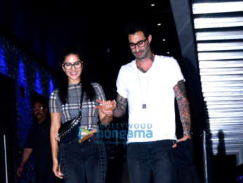Sunny Leone and Daniel Weber spotted at Hakkasan in Bandra