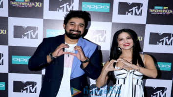 Sunny Leone and Rannvijay Singh grace the launch of ‘MTV Splitsvilla 11’ at the Viacom 18 office