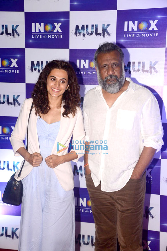 taapsee pannu and anubhav sinha snapped visiting inox 2