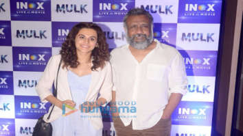 Taapsee Pannu and Anubhav Sinha snapped visiting INOX