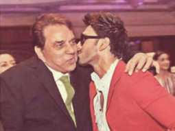 Throwback Thursday: Ranveer Singh gives a sweet kiss to Dharmendra in this adorable photo