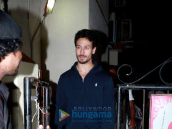 Tiger Shroff and Ananya Pandey snapped at Satyam Dance Hall in Juhu