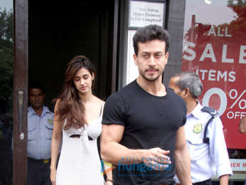 Tiger Shroff and Disha Patani spotted at Bastian in Bandra