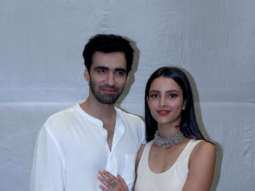 Tripti Dimri and Avinash Tiwari snapped during media interactions for the film ‘Laila Majnu’