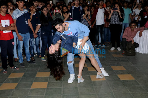 utkarsh sharma and ishita chauhan snapped promoting their film genius at nm college 4
