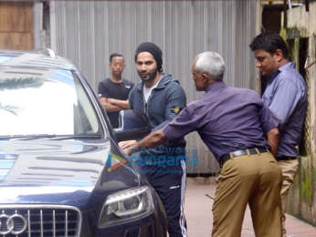 Varun Dhawan snapped in Bandra