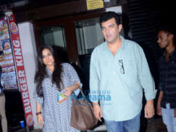 Vidya Balan and Siddharth Roy Kapur spotted at Bastian in Bandra