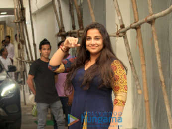 Vidya Balan snapped at Sunny Super Sound in Juhu