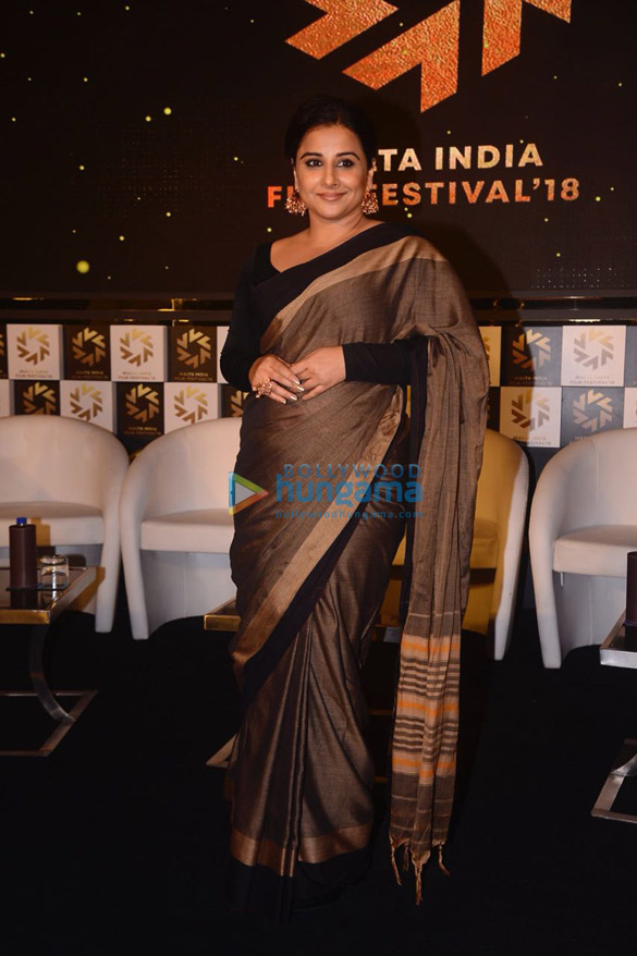 vidya balan snapped attending the malta india film festival 2018 2