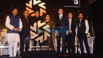 Vidya Balan snapped attending the Malta India Film Festival 2018