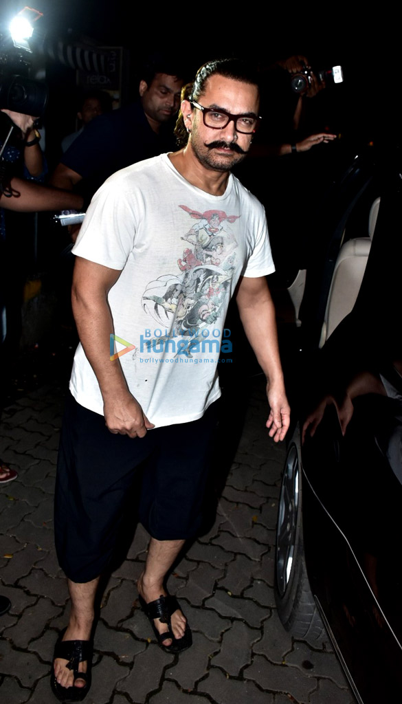 Aamir Khan spotted at a spa in Bandra