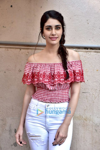 Aayush Sharma and Warina Hussain promote ‘Loveratri’ at Mehboob Studio in Bandra