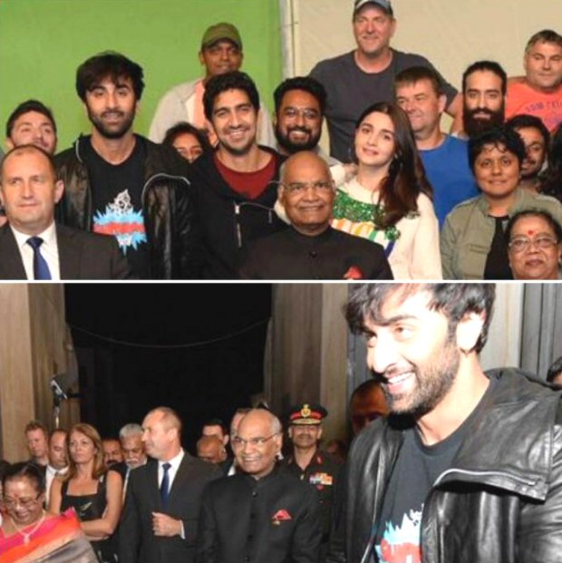 Alia Bhatt and Ranbir Kapoor get a special visit from President Ram Nath Kovind on Brahmastra sets (view pics)