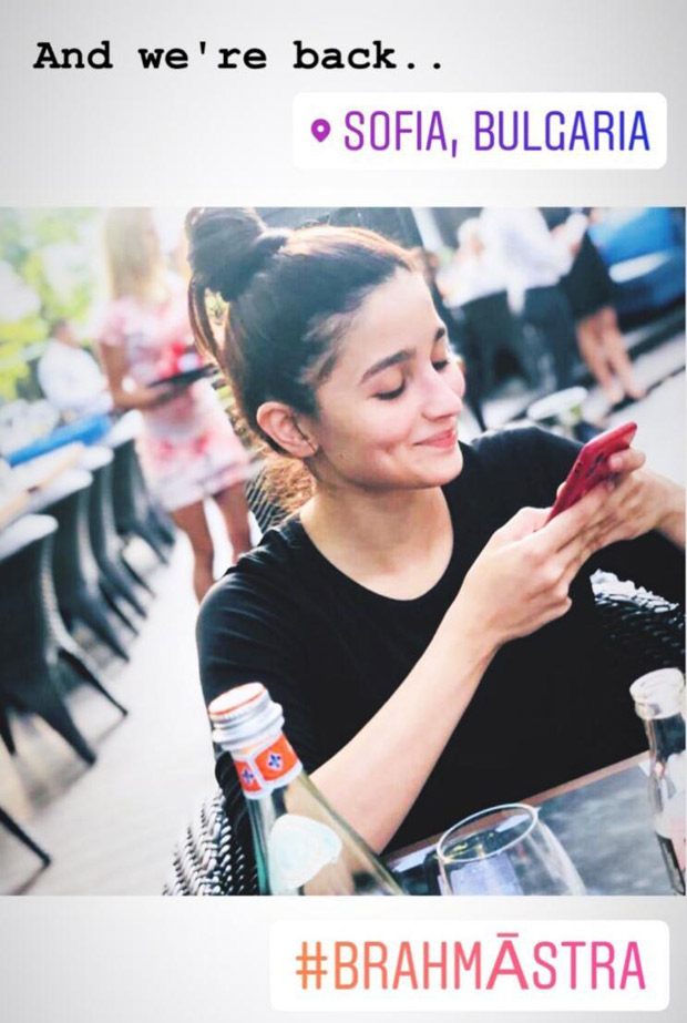Check out: Alia Bhatt returns to Bulgaria for Brahmastra Alia Bhatt returns to Bulgaria for Brahmastra