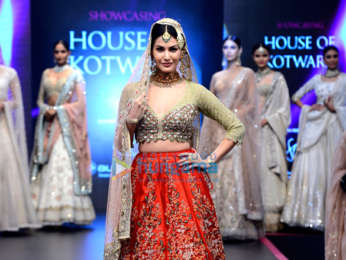 Amyra Dastur walks the ramp for Pernia's Pop-Up Show