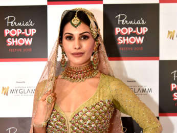Amyra Dastur walks the ramp for Pernia's Pop-Up Show