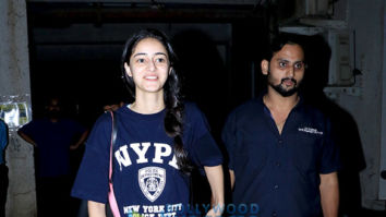 Ananya Pandey spotted at dance class in Juhu