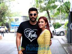 Arjun Kapoor and Parineeti Chopra snapped during Namaste England promotions