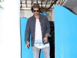 Arjun Rampal snapped at Olive in Bandra