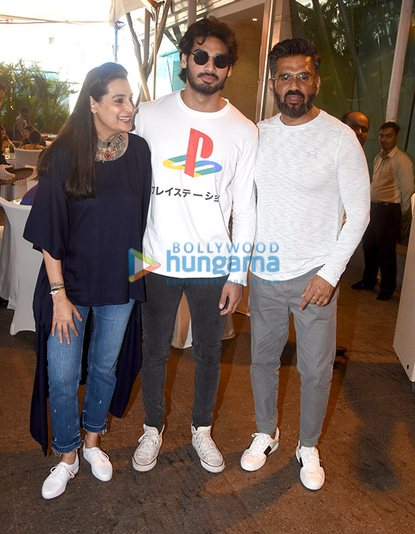 athiya shetty aahan shetty and suniel shetty snapped in mumbai 2