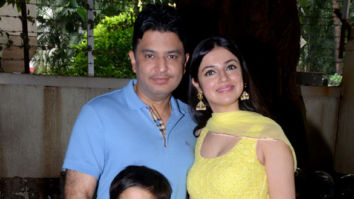 Bhushan Kumar and Divya Khosla Kumar snapped at Ganpati puja at T-Series office