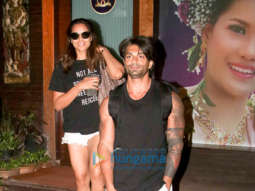 Bipasha Basu and Karan Singh Grover spotted outside a spa in Bandra