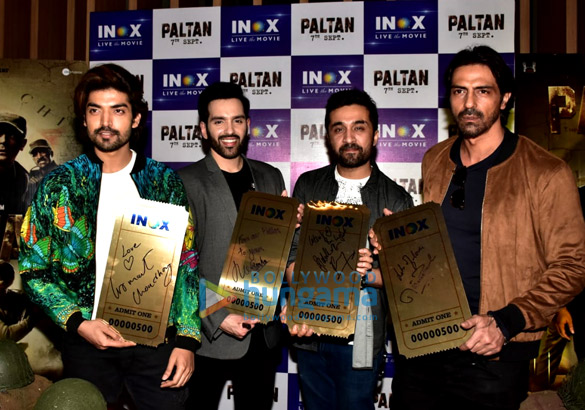 cast of paltan snapped during promotions at r city mall in ghatkopar 4
