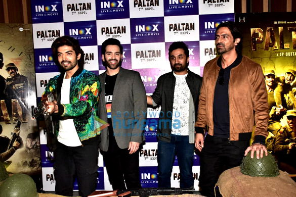 cast of paltan snapped during promotions at r city mall in ghatkopar 6