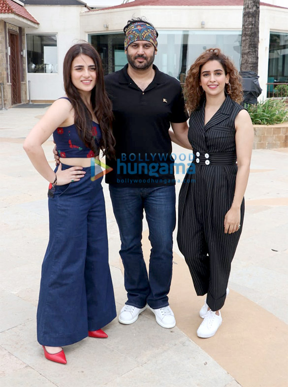 Cast of film Pataakha snapped during media interactions at Sun N Sand in Juhu Cast of film Pataakha snapped during media interactions at Sun N Sand in Juhu