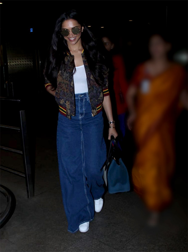 Slay or Nay: Deepika Padukone in Sandro Paris and Nike at the airport ...