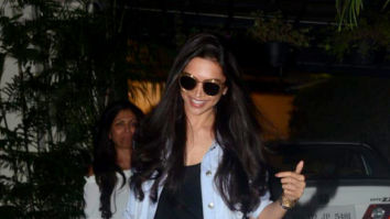 Deepika Padukone snapped at a salon in Bandra