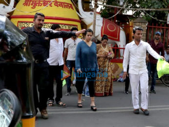 Ekta Kapoor snapped at Shani Temple in Juhu