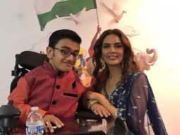 Esha Gupta gets teary eyed as a talented 15 year old physically challenged boy sings for her